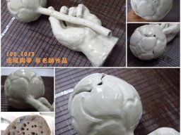P007 蔡麗秀於虎尾社大陶藝課 蔡美人作品